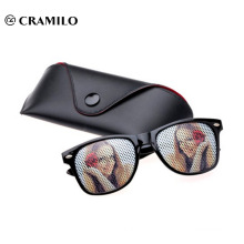 China Wholesale Cheap Fashion Black Bar PC Sunglasses